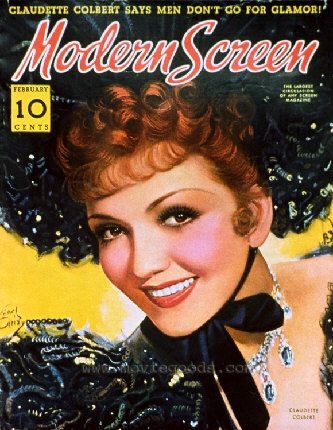 MODERN SCREEN magazine side cover Issue 39 February 1934